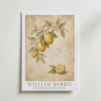 William Morris Lemon Branch in Bloom Poster – med passepartout