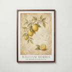 William Morris Lemon Branch in Bloom Poster – valnötsram