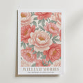 William Morris Peony Abundance Poster – med passepartout