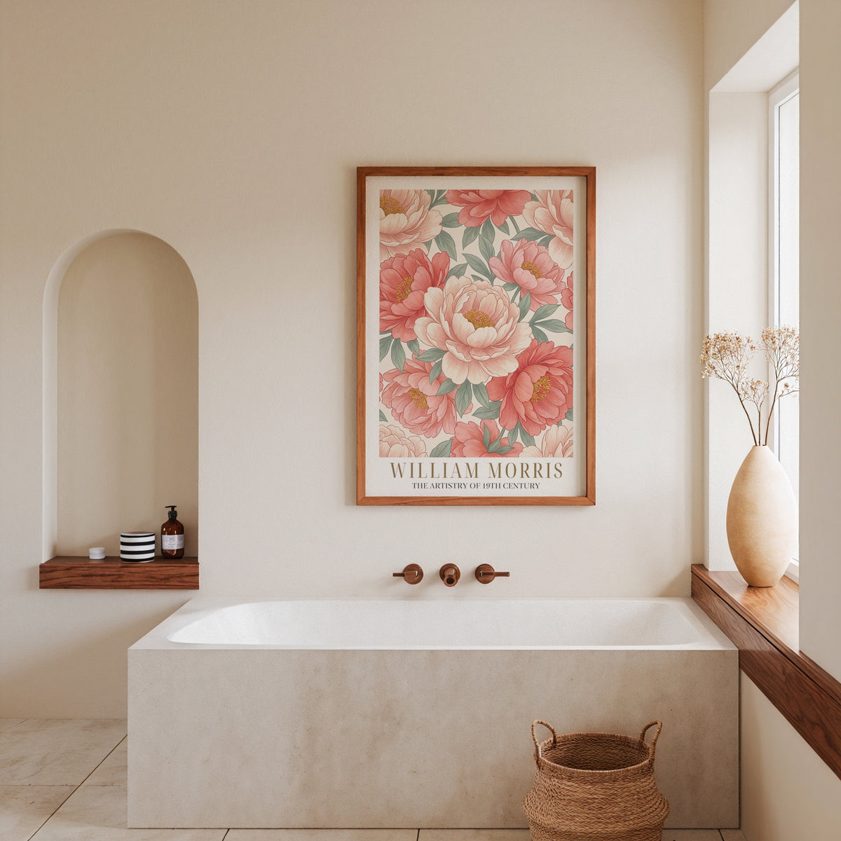 William Morris Peony Abundance Poster – i rum 3