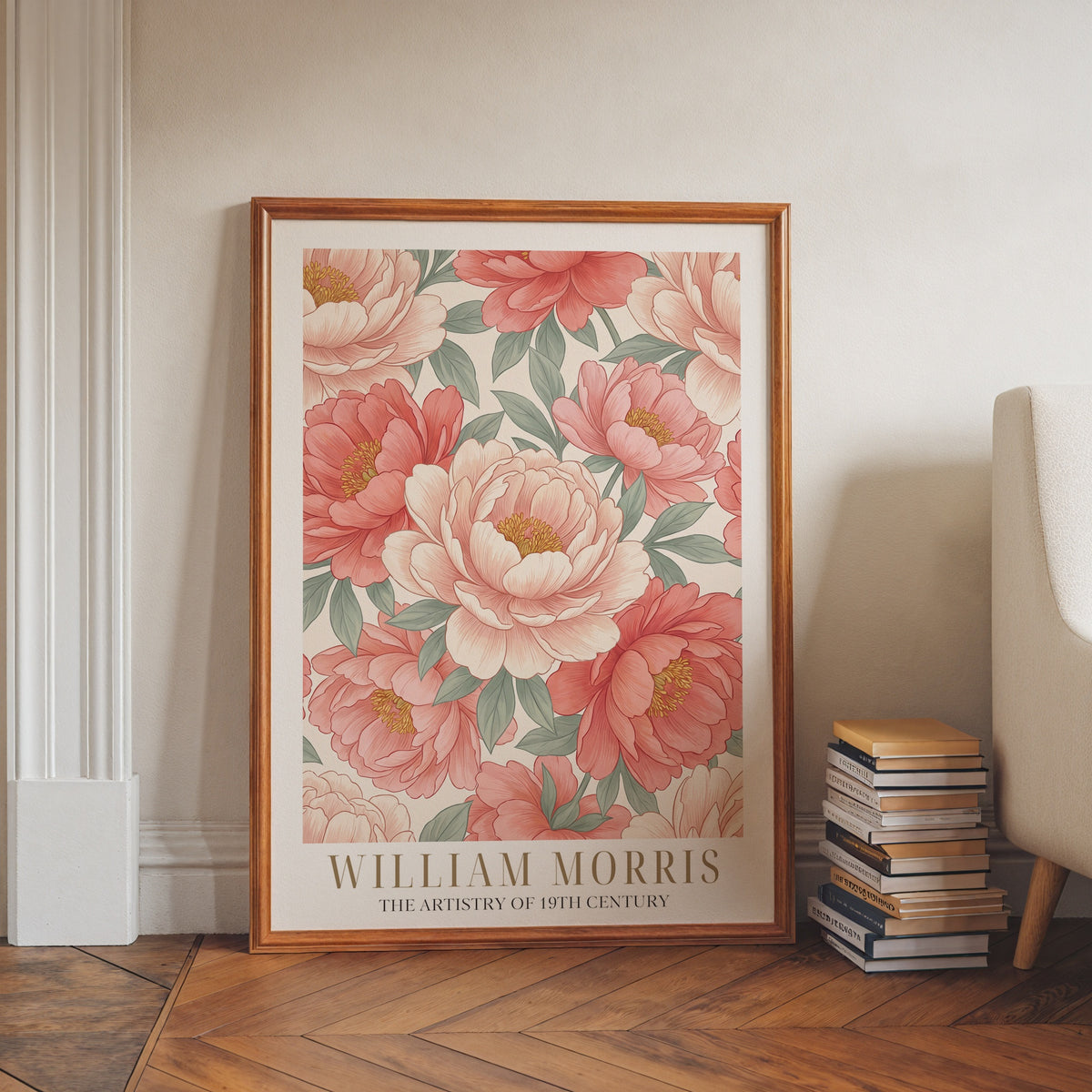 William Morris Peony Abundance Poster – i rum 4