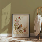 William Morris Robin and Rose Hips Poster – i rum 2