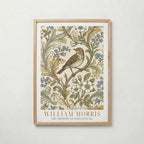William Morris Song Thrush Woodblock Poster – ekram
