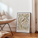 William Morris Song Thrush Woodblock Poster – i rum 1