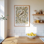 William Morris Song Thrush Woodblock Poster – i rum 5