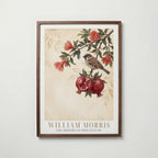 William Morris Sparrow and Pomegranate Poster – valnötsram
