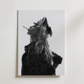 Windswept Glamour Poster – canvas utan passepartout