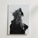 Windswept Glamour Poster – canvas utan passepartout