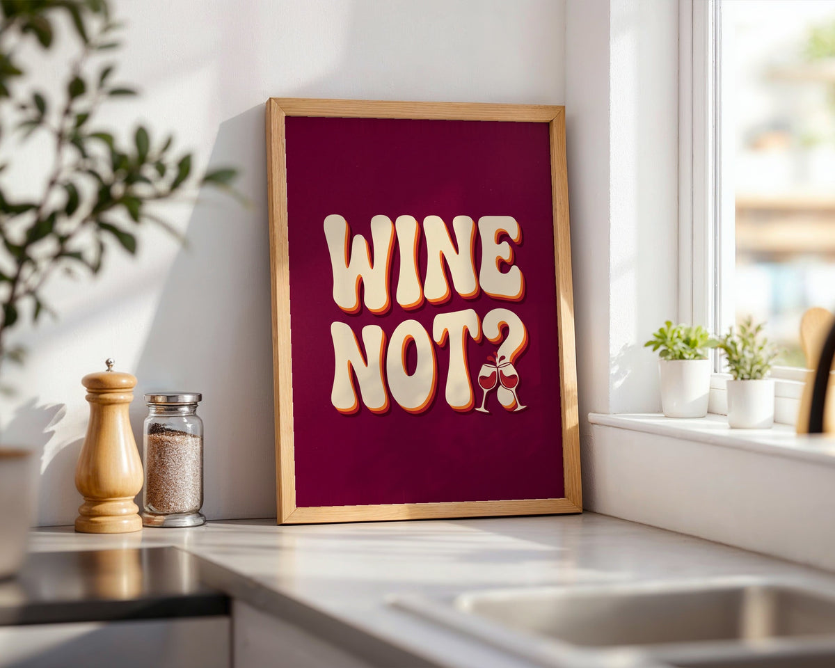 Wine Not Poster – i rum 3