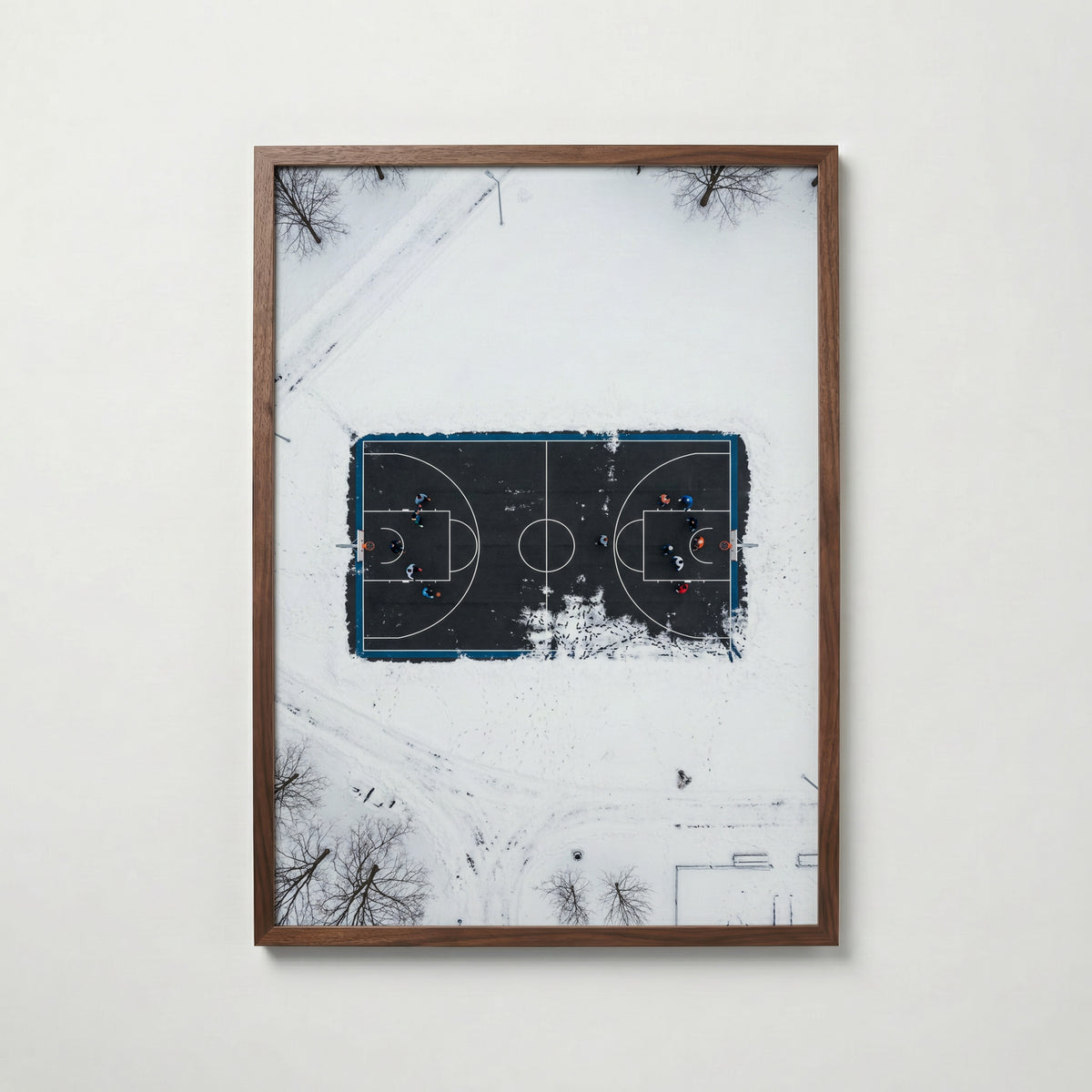 Winter Court Poster i vardagsrumsmiljö