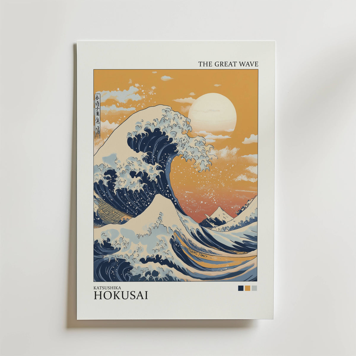 Bundle 2-pack Hokusai Wave Duo – kuraterad postercollection som lyfter hemmet hos Bozetto