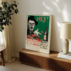 Albert Engström Kräftor Kräva Dessa Drycker poster i inramad miljö från Bozetto