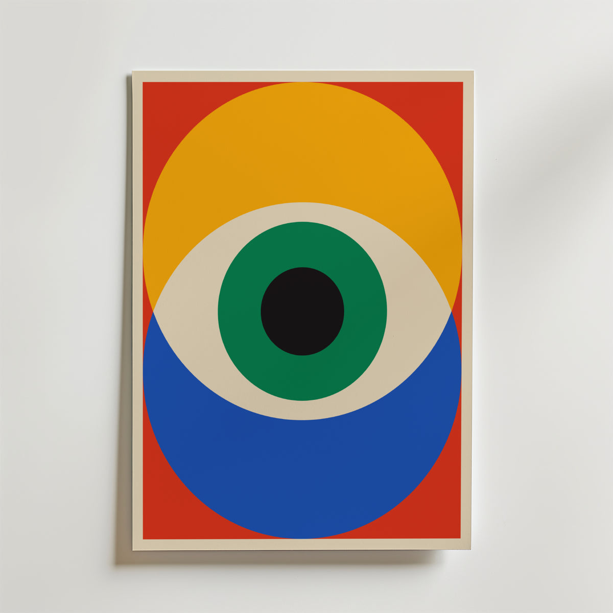 Bauhaus Focus – stilfullt konsttryck från Bozetto, tryckt på matt finpapper i hög tryckkvalitet