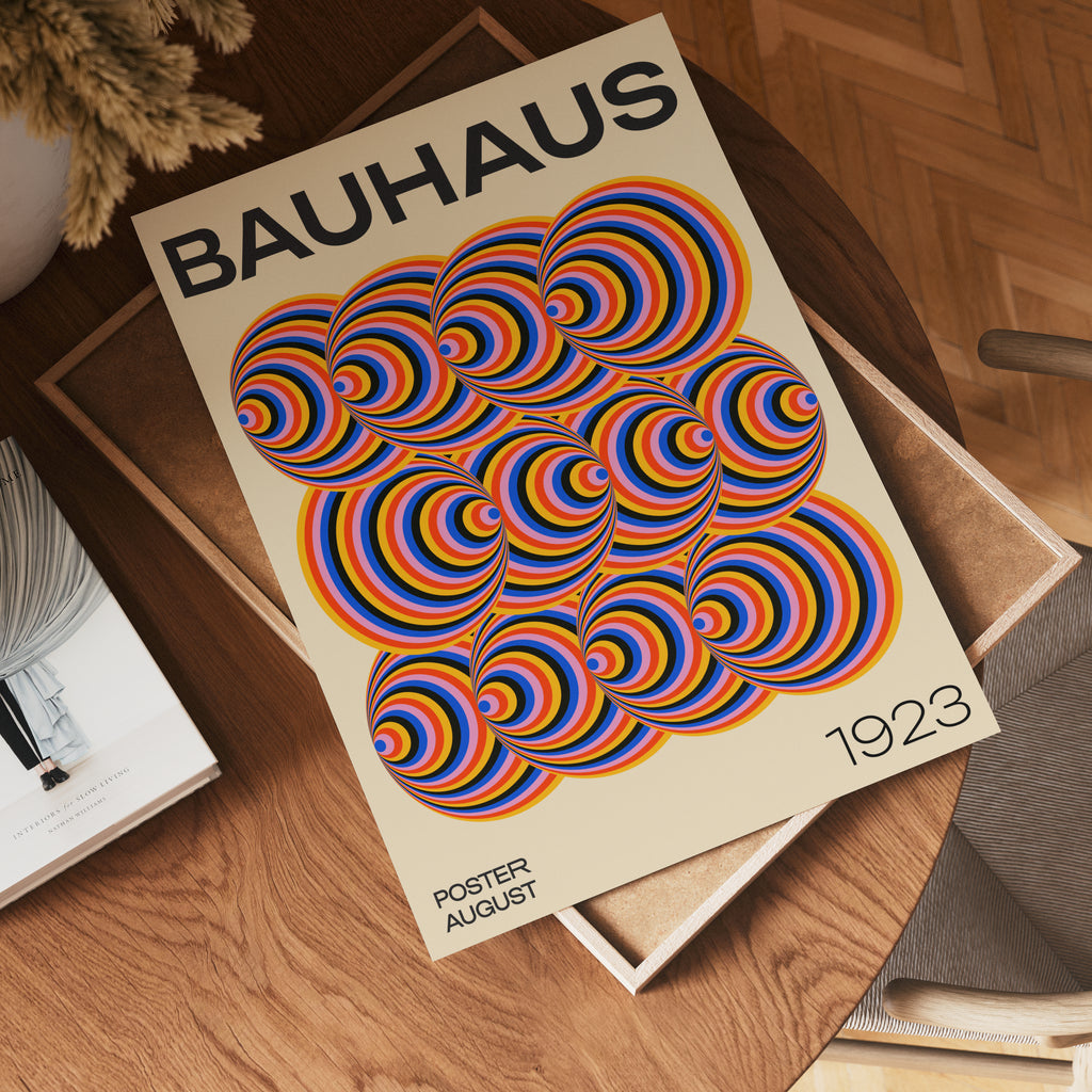 Bauhaus Echo poster visad rakt fram – Bozetto affisch i hög tryckkvalitet i hög tryckkvalitet