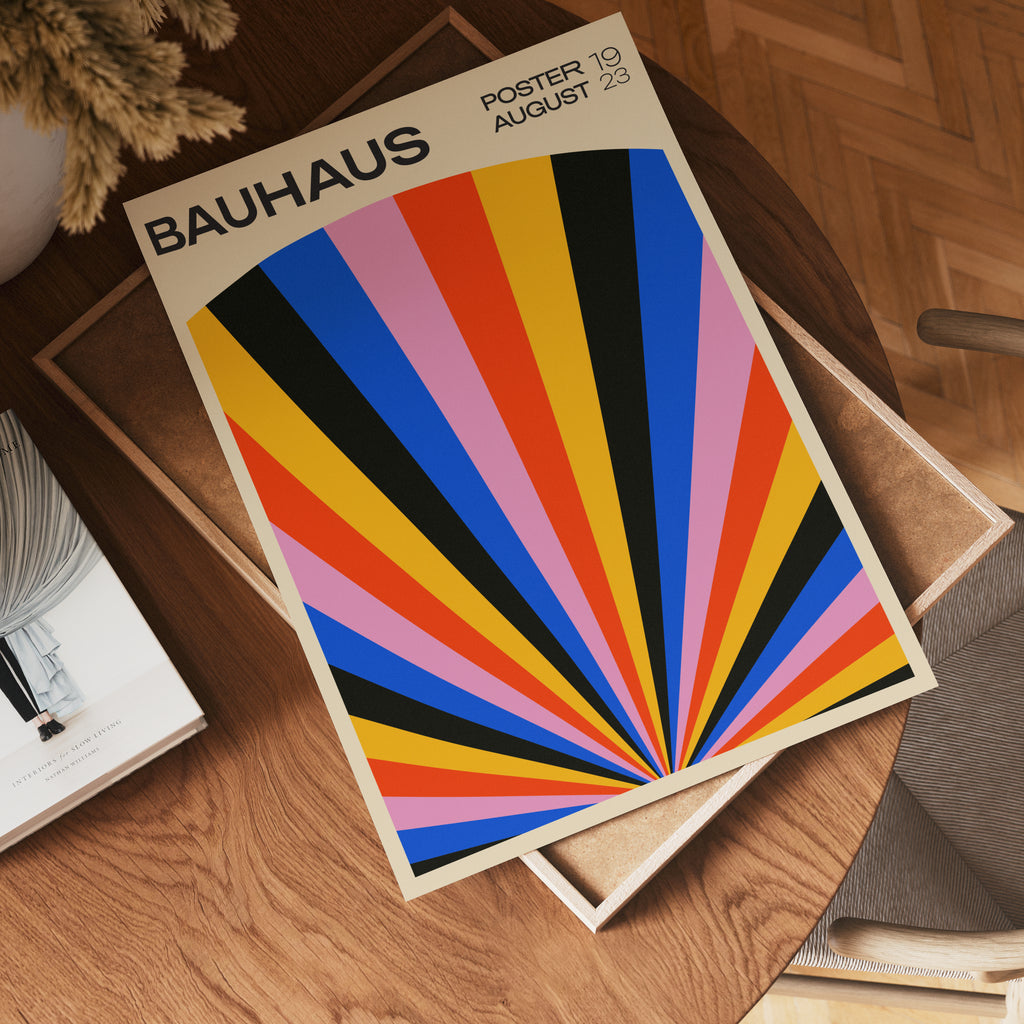Bauhaus Spectrum No. 3 – affisch med stilfullt motiv från Bozetto i hög kvalitet