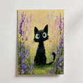 A Tiny Black Cat – canvas utan passepartout