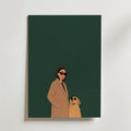 Cool Duo Poster – canvas utan passepartout