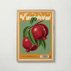 Crimson Orchard Poster – granatäpplen i ekram, leverans 1 till 3 dagar