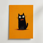 The Dapper Cat – stilfullt konsttryck från Bozetto, tryckt på matt finpapper i hög tryckkvalitet