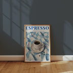 Espresso poster i stilrent hem med modern inredning – Bozetto i hög tryckkvalitet