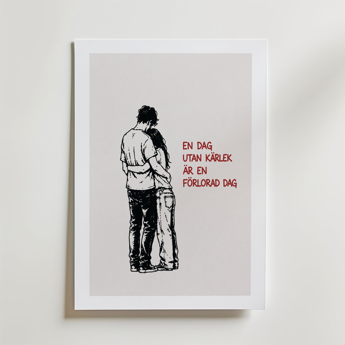Förlorad Dag Poster – med passepartout