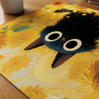 Solrosgömman Poster – närbild på papper