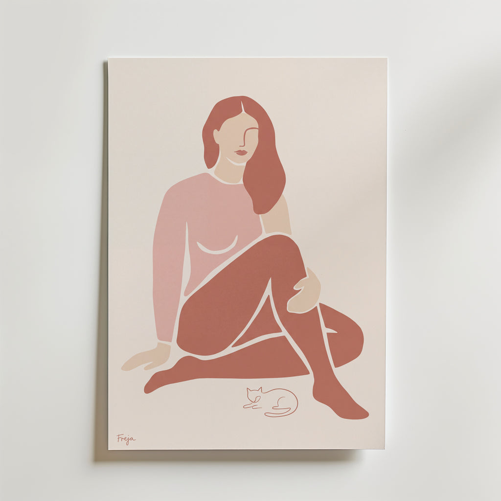 Freja Lund – Kvinde – canvas utan passepartout