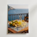 Limoncello på Terrassen Poster – canvas utan passepartout