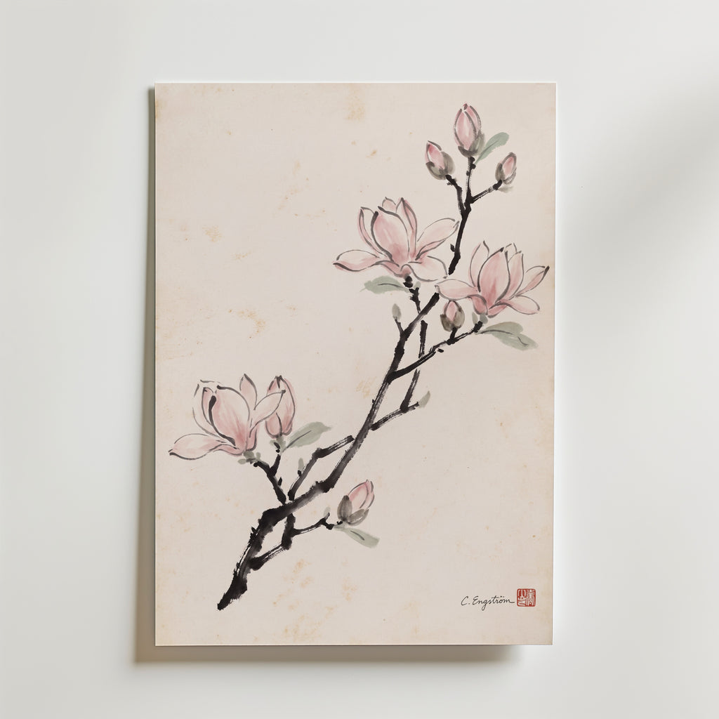 Magnolia By Caroline Engström – canvas utan passepartout