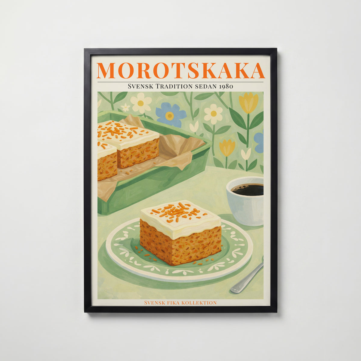 Morotskaka – affisch med snyggt motiv, köp enkelt hos Bozetto i flera storlekar i hög tryckkvalitet