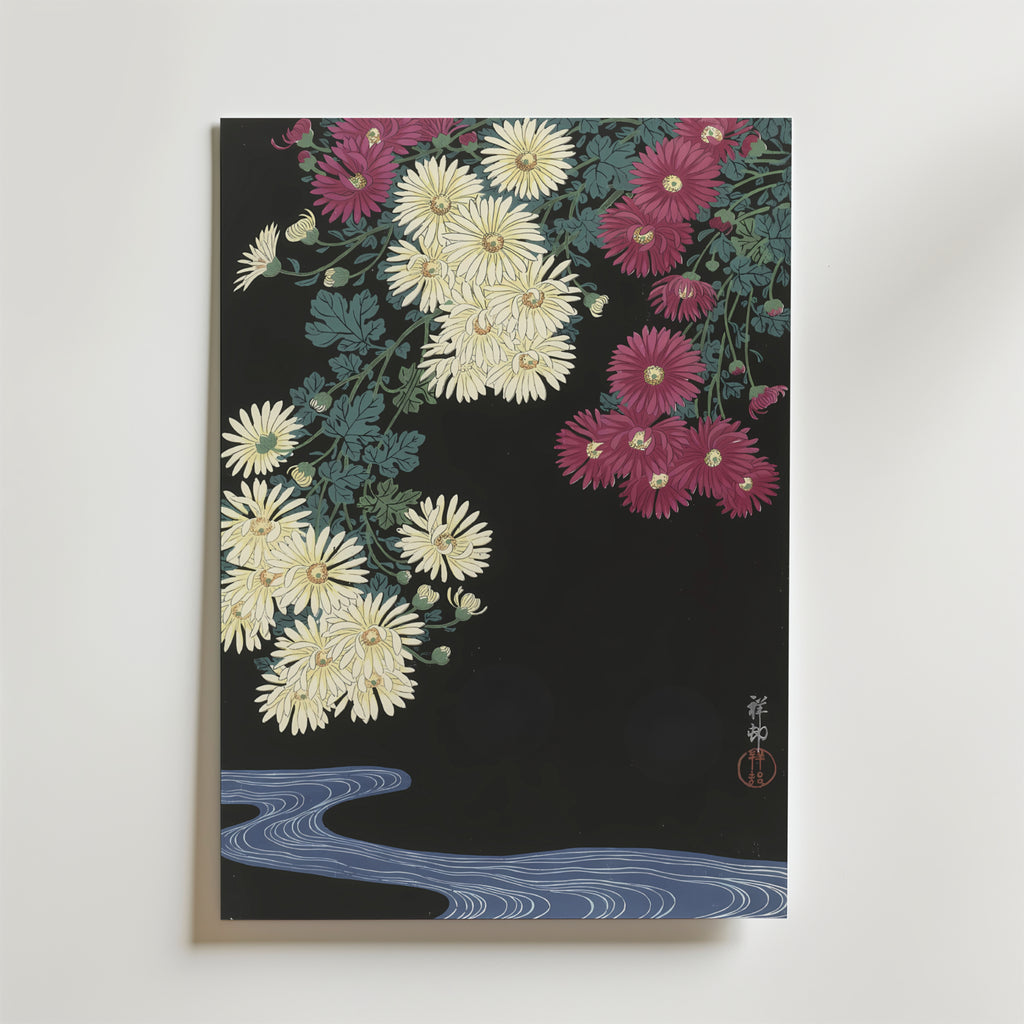 Ohara Koson Midnight – stilfullt konsttryck från Bozetto, tryckt på matt finpapper