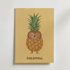 Pineappowl Poster – canvas utan passepartout