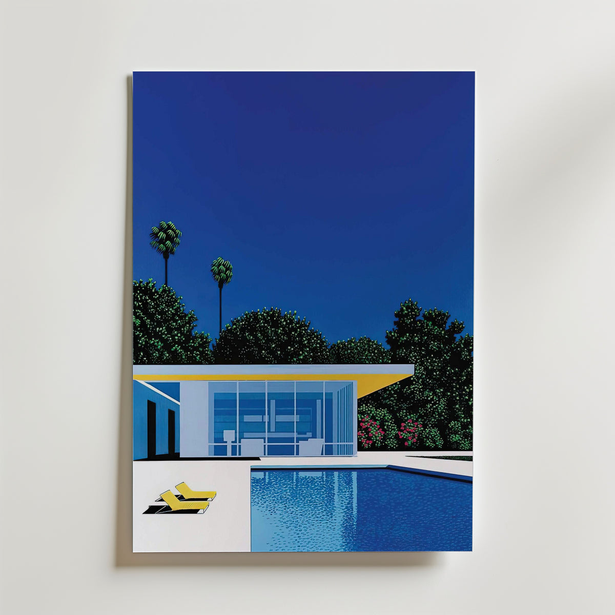 Hiroshi Nagai Poolside Harmony utan passepartout