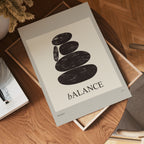 Balanced Rocks No.2 poster visad rakt fram – Bozetto affisch i hög tryckkvalitet