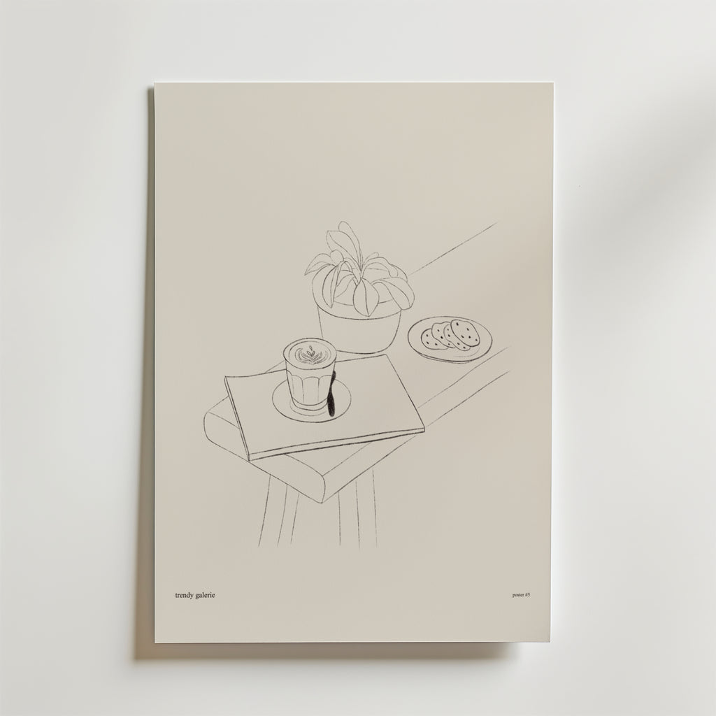 Soft Mornings – stilfullt konsttryck från Bozetto, tryckt på matt finpapper i hög tryckkvalitet