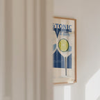 Plakat koktajlu Gin & Tonic