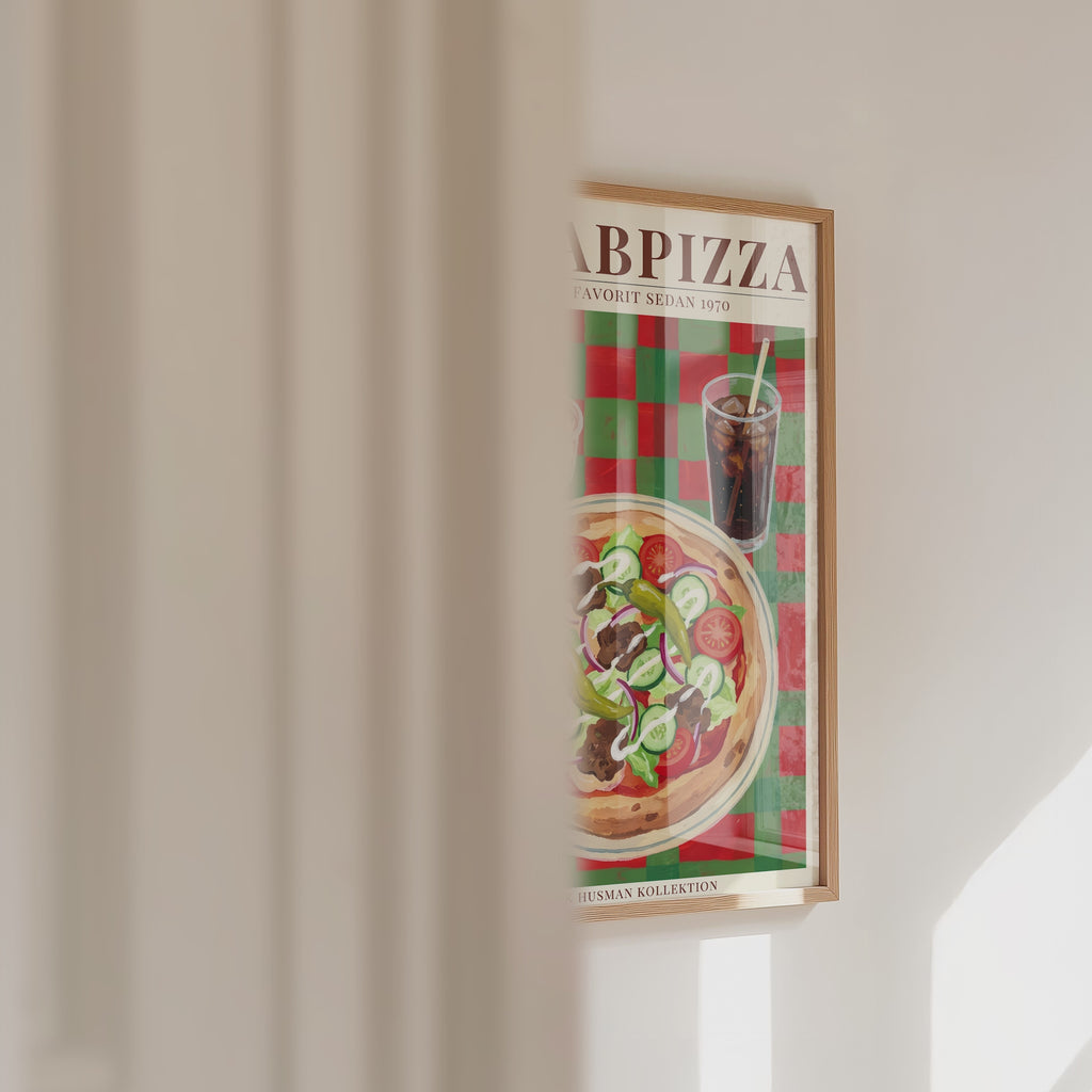 Kebabpizza Poster – väggvideo