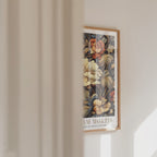 Wzór złotych kwiatów - plakat Williama Morrisa