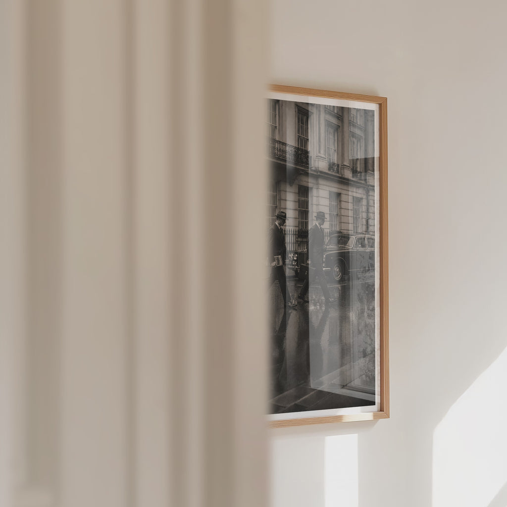 Plakat z dżentelmenami z Mayfair