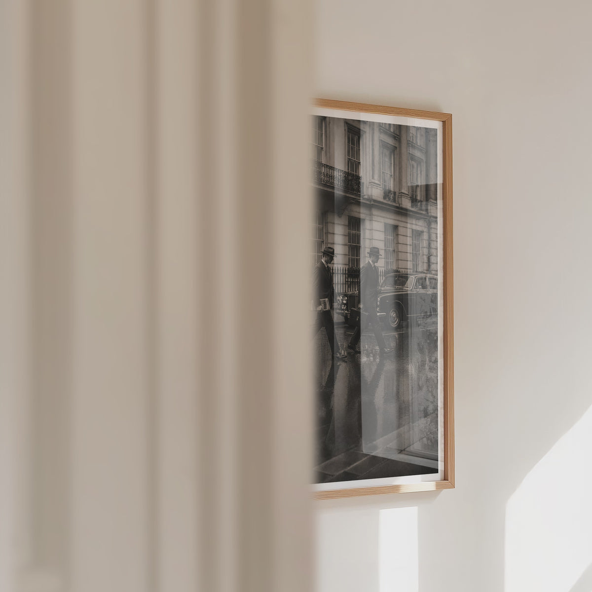 Plakat z dżentelmenami z Mayfair