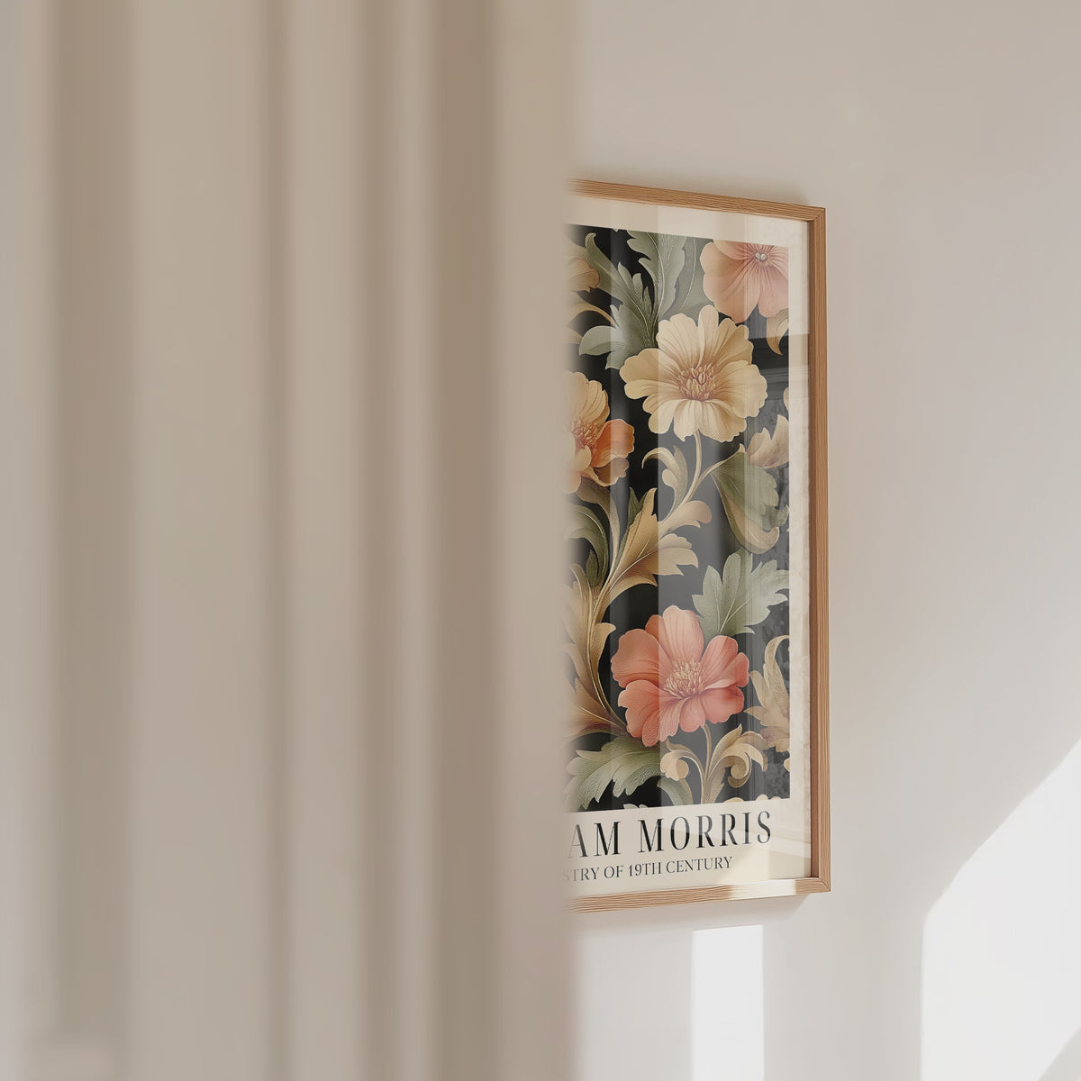 Blooming Flower Pattern William Morris Poster