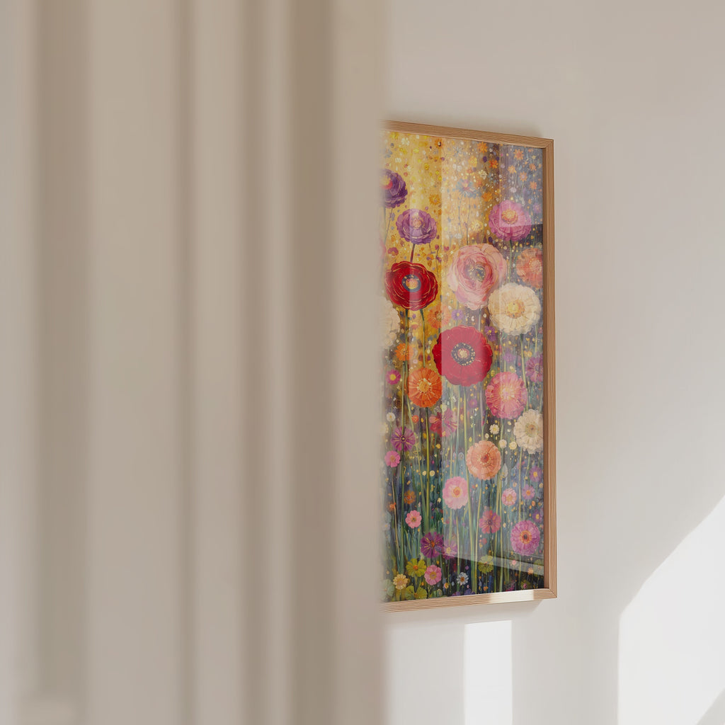 Plakat Gustava Klimta Floral Reverie Garden