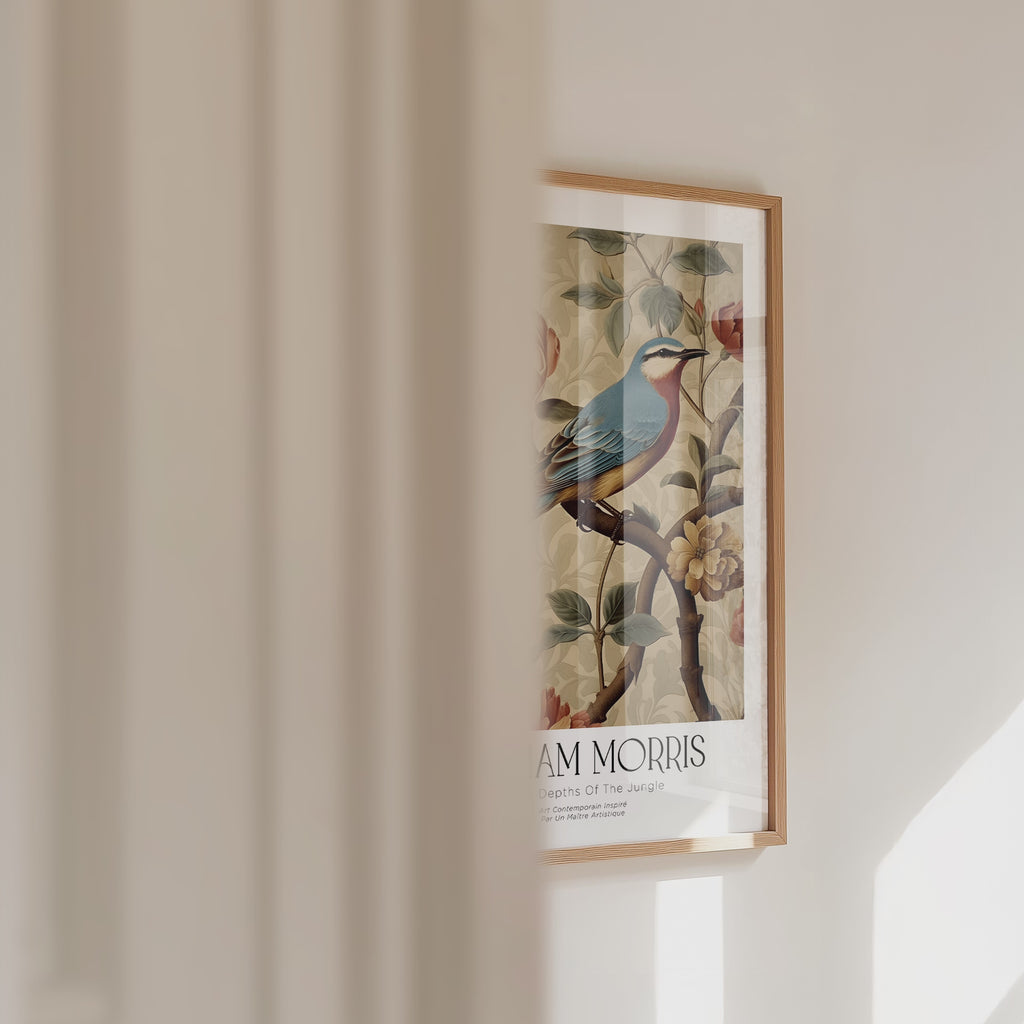 Plakat Bluebird Blossom autorstwa Williama Morrisa