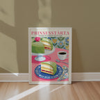 Prinsesstårta Poster i ram i inrett rum - Bozetto