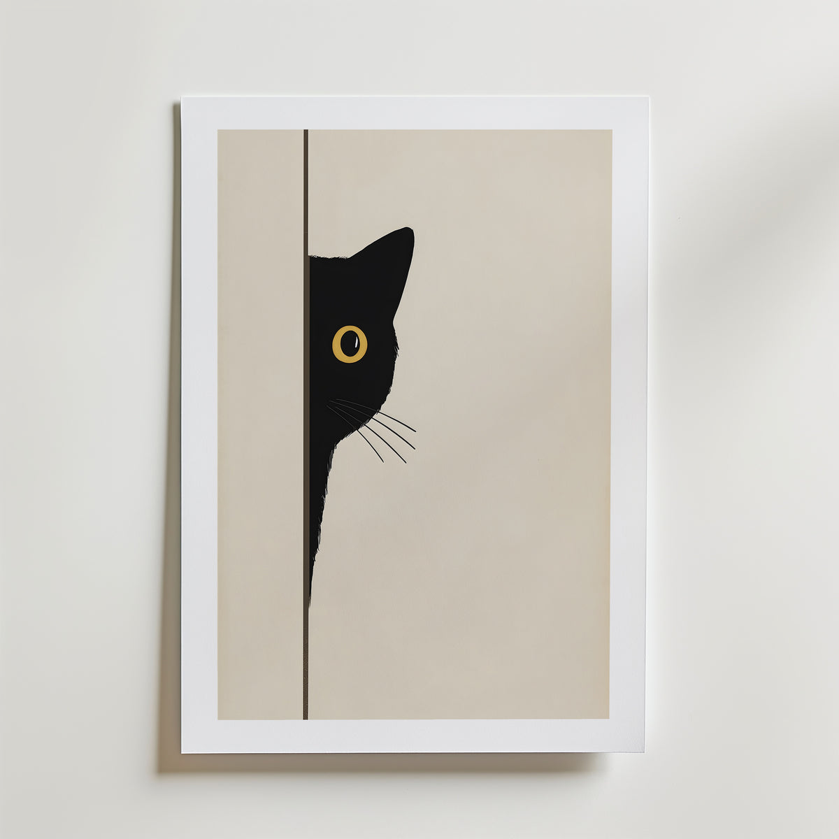 Quiet Peek Poster – med passepartout