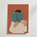 Reading Time Poster – canvas utan passepartout
