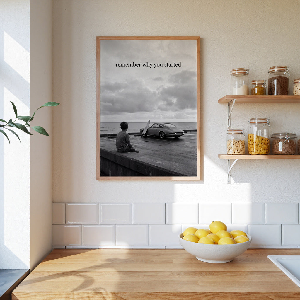 Remember Why You Started Poster – i rum 2