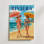 Riviera Poster – canvas utan passepartout