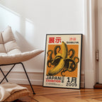 Shibuya Fusion affisch i ram i stilren inredning - Bozetto