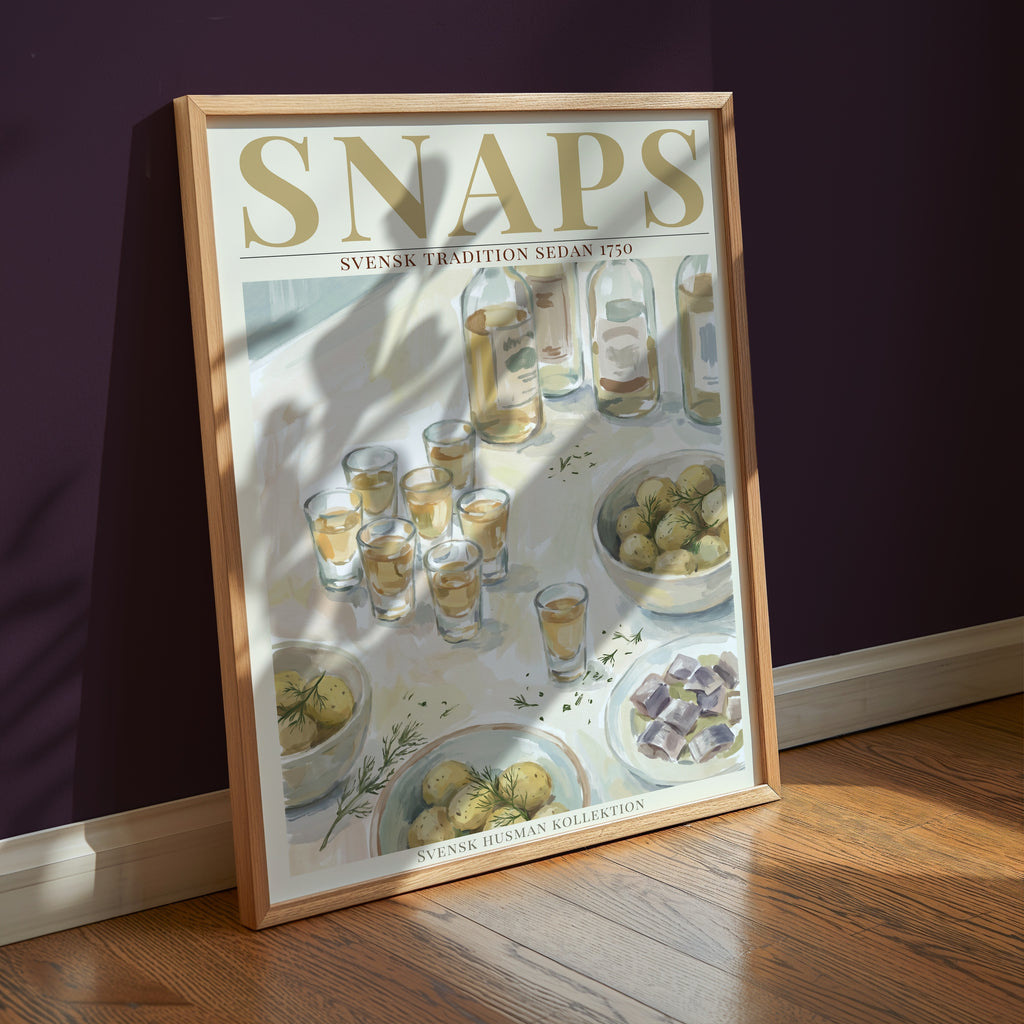 Snaps poster på vägg - Bozetto
